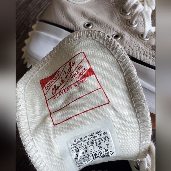 Converse Run Star Hike (Metallic Pink Smoke Leather Platform) - Picture 4 of 6